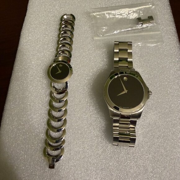 Movado set Men and Woman - Picture 1 of 8
